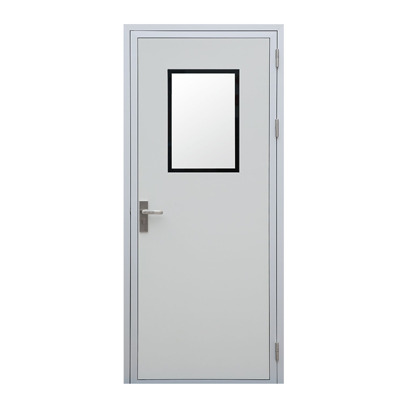 Aluminum Alloy Flat Frame Steel Door