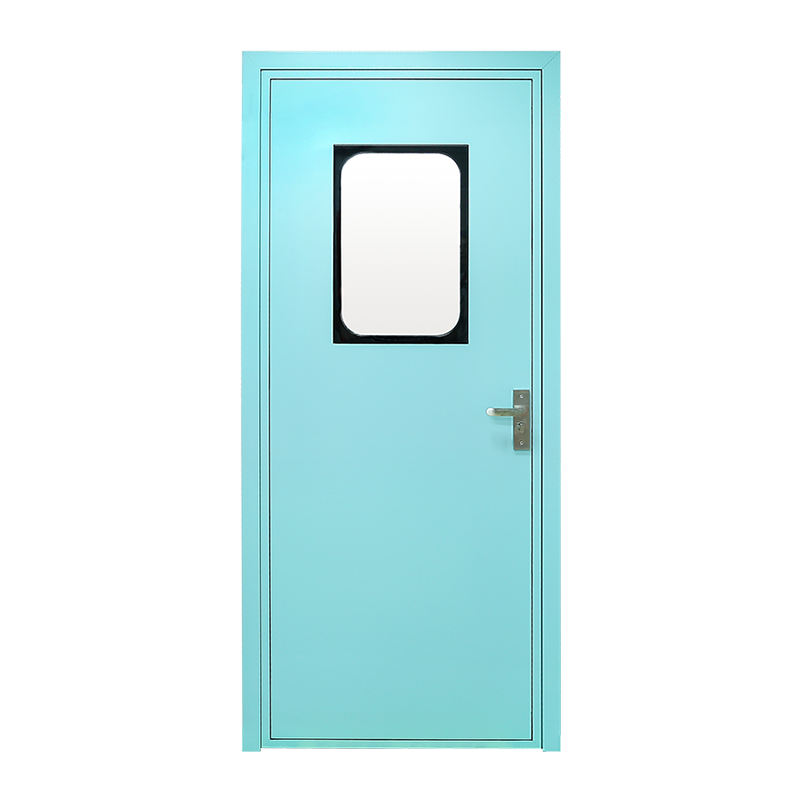 Aluminum Alloy Encircled Frame Color Steel Plate Clean Door