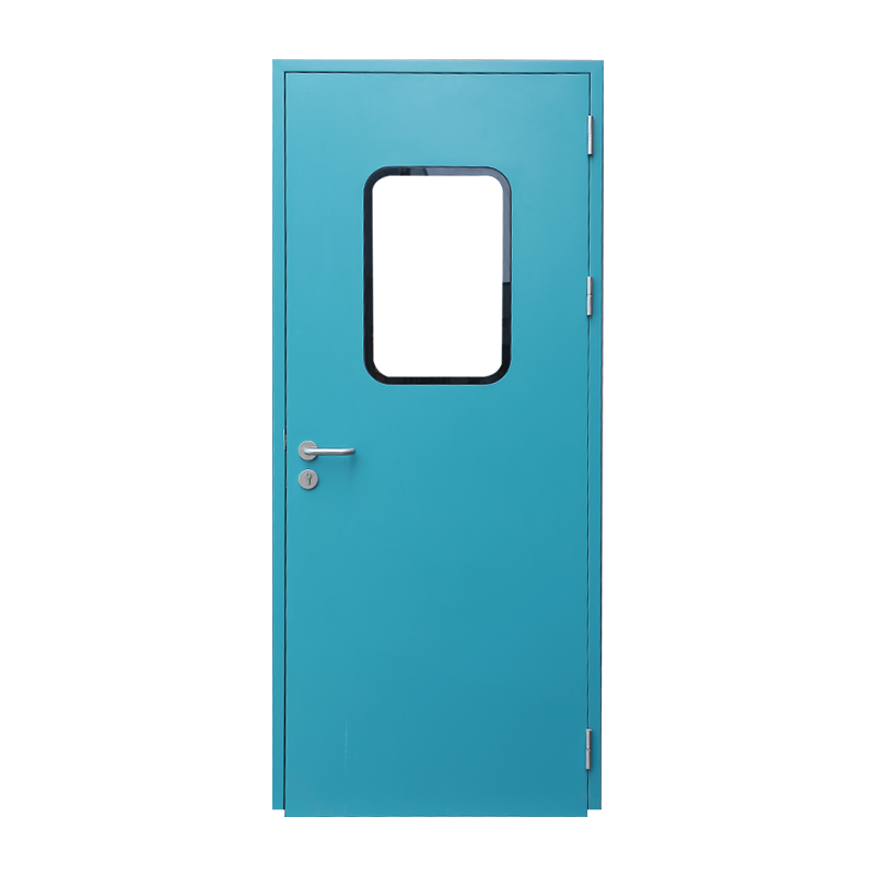 Flat Frame Painted Steel Clean Door
