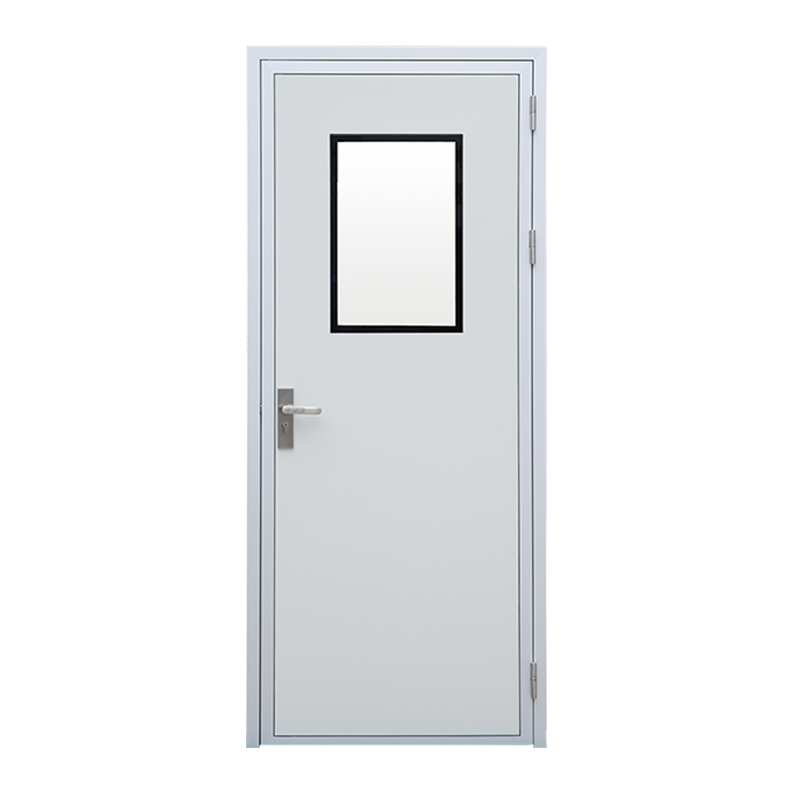 Aluminum Alloy Flat Frame Color Steel Plate Door